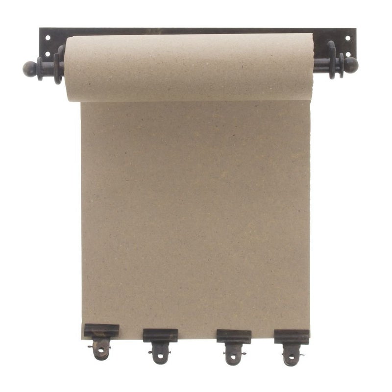 Kalalou NDE1122 Transitional Hanging Note Roll with 4 Clips in Bronze/Dark Finish, 11.00 inches - Image 1